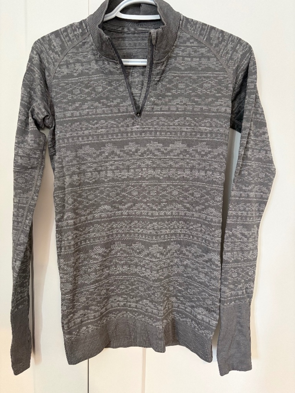 Lululemon 1/4 zip running mid layer